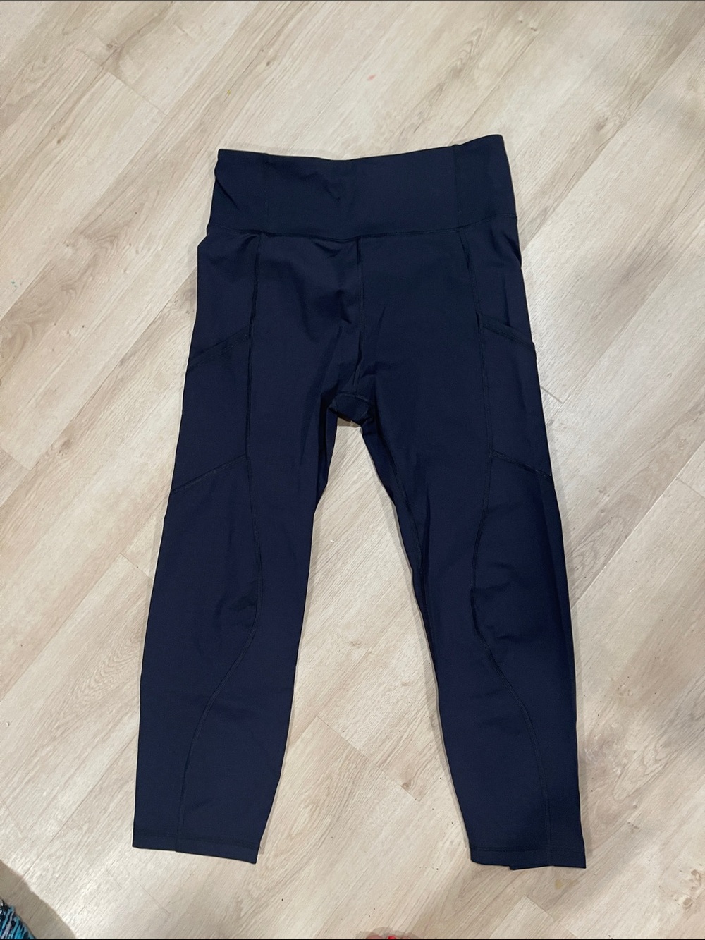 High-Waist Women's Leggings in Navy - Performance Stretch